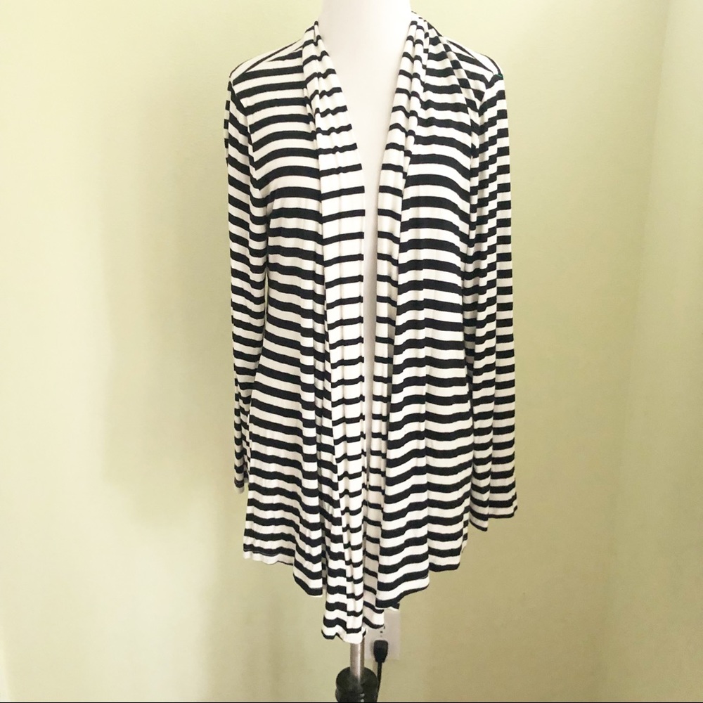 CKW Open Front Lightweight Drape Waterfall Cardigan Size Large